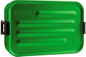 ‎SIGG SIGG - Aluminium Lunch Box Plus - Lunch Box with Dividers - Award Winning - Dishwasher and Microwave Safe - Completely Leak-proof - Light as a Feather - BPA Free