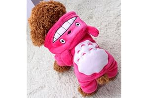 xiaoyu Chiot Chiot Chien Chien Vetements de Compagnie Sweat Sweat Sweat Sweat Sweat Chemise Chaude Manteau d'automne Manteau d'automne Chien Habillement de Mode Jumpsuit, Rose, L