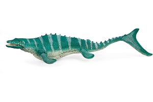 schleich DINOSAURS | Mosasaurus 15026 | 32 x 12 x 7 cm | från 3 år | detaljerad dinosaurie med rörlig käke | högkvalitativ samlarfigur