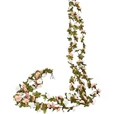 3 Pieces Garland Flowers 8 Feet Flower Color Simulated Artificial Flowers | Decoration Atmospheric Atmosphere Decorative Arti