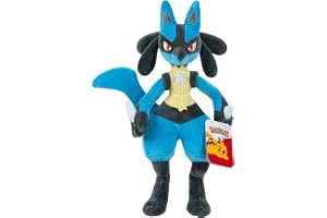 Pokémon Plush PKW4029 30cm Lucario - Official Pokemon Stuffed Toy for children 3+