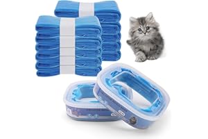 EGYNDIOR Pack of 10 Refill Films for Litter Genie Standard, Plus, XL, Style, Cat Litter Refill Bag, Waste Bag, 100% Odour Protection