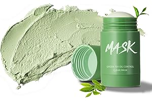 BOBIHONEY Green Mask Stick, Mascarilla de Limpieza Profunda, para Limpieza Profunda Poros,Regula el Equilibrio Entre Agua y Aceite,Mejora la Sequedad de Piel