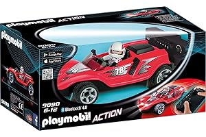 PLAYMOBIL Action 9090 Racer Cohete RC con Mando Bluetooth, A Partir de 6 años