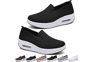 CLYQUE Orthopedic Sneaker for Women, Scarpe Donna Orthopedic Sneaker, Scarpe Traspiranti e Casual con Cuscino d'Aria Scarpe Ortopediche Antiscivolo per Cuscino d'Aria Scarpe da Passeggio Slip-on