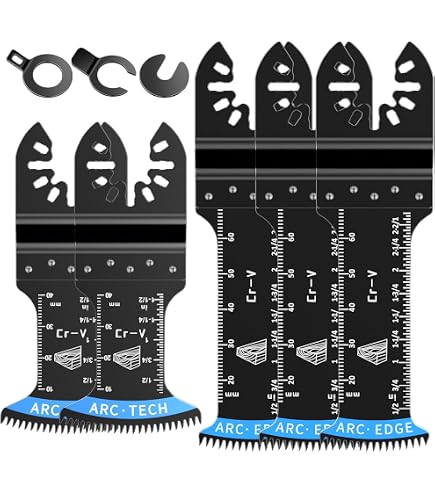 LEILUO Set di 15 lame oscillanti giapponesi per sega LEILUO Set di 15 lame oscillanti giapponesi per sega