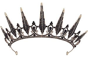 Costume da regina malvagia da donna, corona da cigno nero, diadema Ursula - Vofler Halloween gotico strega accessori per sposa principessa ragazza compleanno cosplay festa matrimonio ritorno a casa