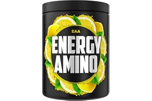 ‎IRON BROTHERS EAA Energy Amino von IRON BROTHERS- 500g Zitrone - Zuckerfreie & Vegane Aminosäuren + Koffein, Taurin, Guarana + N-Acetyl-L-Tyrosin - Energy Drink, Ausdauer Boost, Intra Workout (Sicilian Storm)