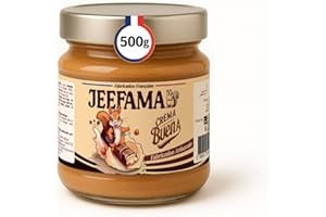 Jeefama – Pate a tartiner noisette – Creme de noisettes artisanale – Fabrication française – Idéale pour desserts et patisserie – Texture onctueuse et gourmande (500gr)