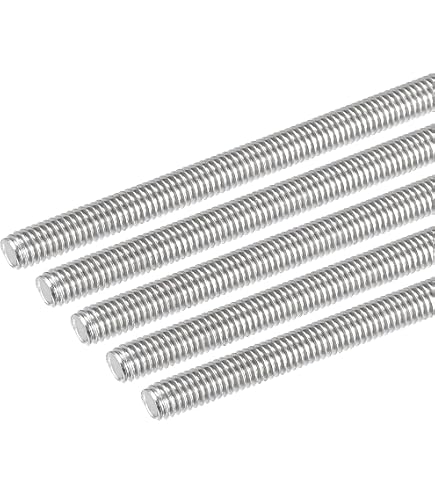 Lot De 5 Tiges Filetées En Acier Inoxydable 304 - M4 X 100mm - Pas De 0.7mm - Marque Uxcell - Neuf