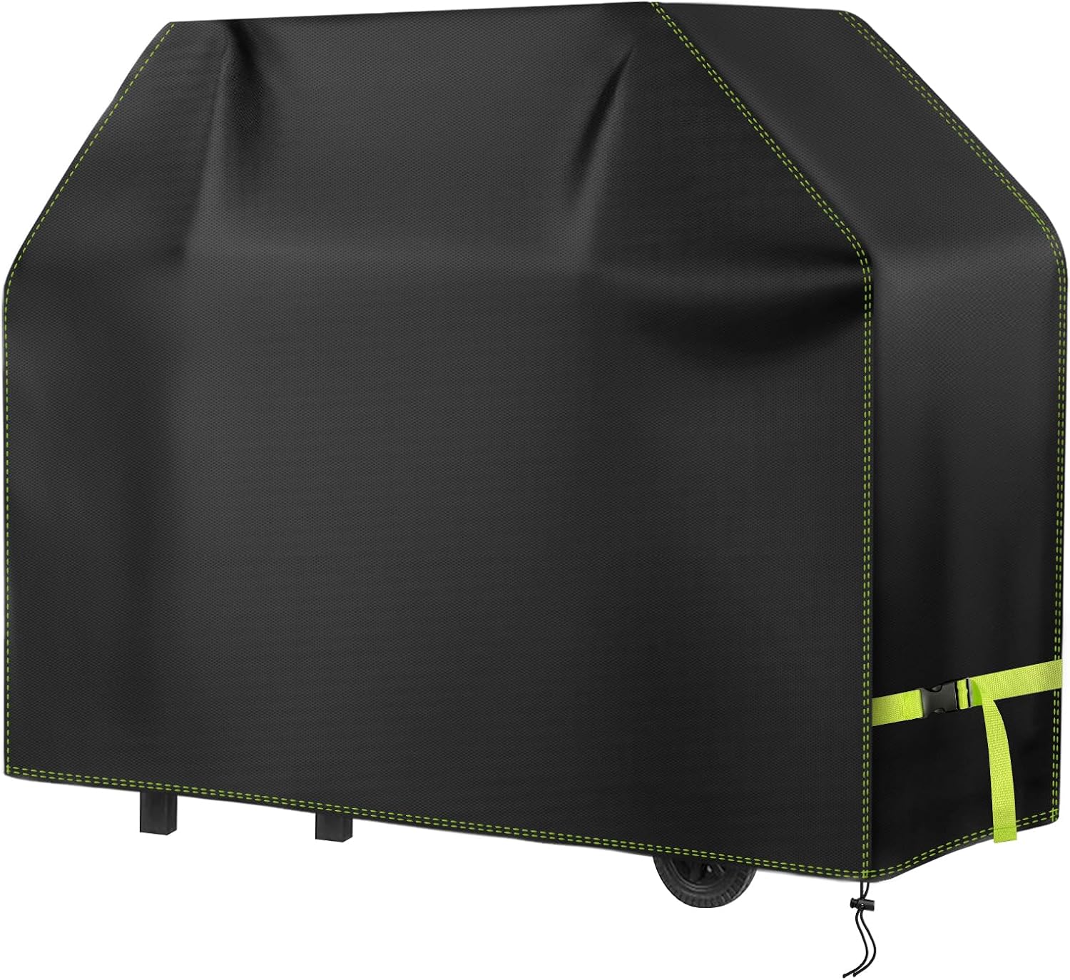 Funda Barbacoa Exterior Impermeable, VDISRR 420D Oxford Resistente al Desgarro Funda Protectora para BBQ 117 x 66 x 117 cm, Cubierta de Barbacoa Exterior Anti-Viento/Anti-Polvo/Anti-Humedad/Anti UV