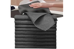 Onezebra Paño De Limpieza Mágico,10 Piezas Espesado Paño Magico Cristales, Paño Magico Cristales Limpiacristales Trapo de Limpieza de Microfibra Reutilizable Sin Rayas para Baño Cocina Coche Vidrio