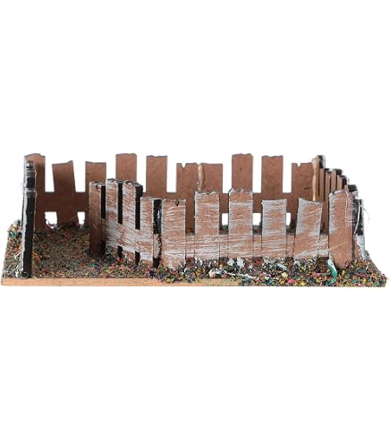 Ferrari & Arrighetti Recinto con Pecore per Presepe, Ovile in Miniatura