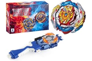 Wotean Bey Burst Turbo Blade Set, 4D Arena Metall Fusion KampfKreisel, Mit Battling Top Launcher, Geschenk-Sets für Kinder-B-201