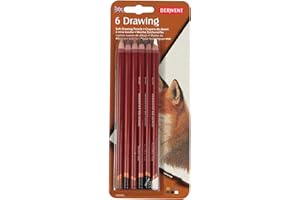 Derwent Drawing Matite Colorate, Standard (Confezione da 6)
