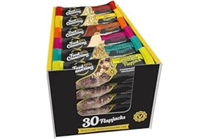 Food Connections | Classic Mix Flapjack Bars | 30 x 100g Bars | 6 Delicious Flavours