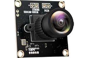 innomaker USB2.0 UVC Camera Module 1M Global Shutter Mono Sensor OV9281 720p 120fps with UVC Driver External Trigger Strobe for Raspberry Pi Jetson Nano Computers Windows Linux Android Mac OS