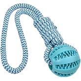 Volumoon Dog Rope Toy, 6cm Dog Rope Ball, Dog Toys for Chewing, Indestructible Dog Toys for Dental Health and Teeth Cleaning