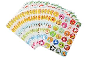 RUMITPAN 600 Stück Motivationsaufkleber Kinder Lehrer Belohnung Aufkleber Deutsch mit 30 Motive Belohnungsaufkleber Deutsch Lehrerbedarf Belohnungssticker Sticker Belobigung Schüler Reward Sticker Kinder