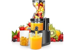 Gaethra Spremiagrumi Elettrico 550W, Spremuta Arancia Elettrico con Funzione Inversa, Estrattore Frutta e Verdura 100% Senza BPA, Macchina per Succo da 1,2L, Lavabile in Lavastoviglie