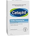 Cetaphil Gentle Cleansing Bar, Face & Body Wash for Men & Women, Dry to Normal Sensitive Skin, Unscented, 127g