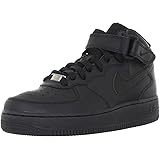 hi top black air force ones