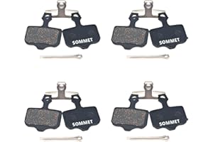 4 Pares SOMMET Pastillas Freno Disco Semi-metálico para Avid Elixir E1 E3 E5 E7 E9 CR er Avid DB DB1 DB3 DB5 Avid XO XX