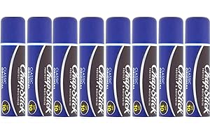 ZAIZAH 8 X ChapStick Classic Original Lip Balm, SPF 10, Long-Lasting Moisturisation, Protects Lips from Dryness and Sun Damage, 4g Stick