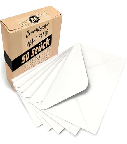 Lot De 25 Enveloppes Format B6 Crème 120g/m² - 125 X 176 Mm Sans Fenêtre