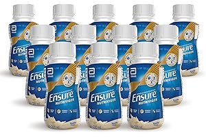 Ensure NutriVigor Nutritional Shake – Vanilla Flavour – 12 x 220ml – Boosts Energy – Ready-to-Drink – Food Supplement with Protein, HMB and27 Vitamins and Minerals