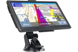 LOVPOI J701 GPS Navigation Device for Car 2025, 7 Inch GPS Navigation Sat Nav Car Truck Test Winner with Europe UK 44 Map Free Upgrade Voice Guidance Camera Warning POl Lane Assistant