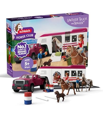 Schleich HORSE CLUB – Centre Équestre Géant Avec 97 Pièces, 2 Chevaux Et Cavalière – Le Coffret Ultra-Détaillé Pour Filles Et Garçons Dès 5 Ans !