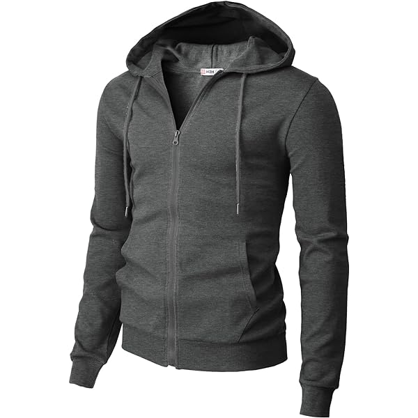 Men's Slim Fit Hoodie - Long Sleeve Pullover Sweatshirt, Lightweight Cotton Blend, Stylish For Work & Casual