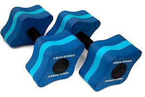 Aqua Speed® HALTÈRES Aqua Fitness (Exercice de l'eau Aqua Aérobic Coordination Équilibre Endurance)