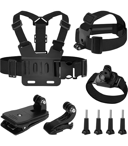 Bandeau Frontal Pour Caméra D’action – Compatible GoPro, DJI, Insta360 | Fixation Réglable Pour Sport Et Aventure