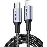 UGREEN 100W USB C Cable to USB C 5A/20V USB-C Charging Cable PD 3.0 PPS Compatible with iPhone 15 Pro Max MacBook Pro/Air iPa