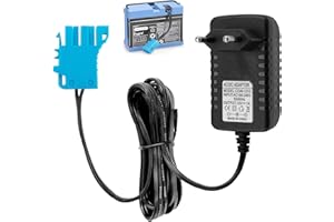 ATSHLD Chargeur 12V Universel pour Véhicules Électriques Enfant, Compatible avec Peg Perego, Tracteurs John Deere, Gator XUV, Polaris Outlaw, Citrus, RZR 900, Moto, SUV, ATV, Voiture, Câble de 2M