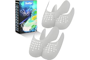 TASDTIIPO 2 Pairs Crease Protectors, Against Toe Box Shoe Creases, Crease Protectors for Air Force 1, Dunk Low - Anti Crease Guard & Shoe Protector