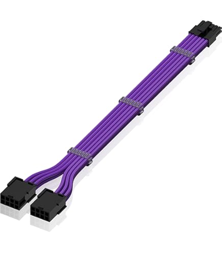 Cavo Adattatore PCIe 8 Pin A Doppio 8 Pin - Y-Splitter 23cm, Per GPU E Alimentatori