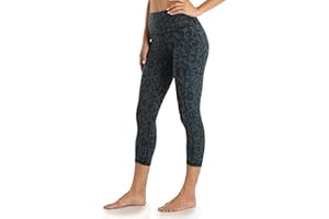 COLORFULKOALA Colofulkoala 3/4 Mallas Deporte de Cintura Alta Mujer con Bolsillos, Leggins Push Up, Fitness Pantalones para Yoga Gym Running Training Pilates