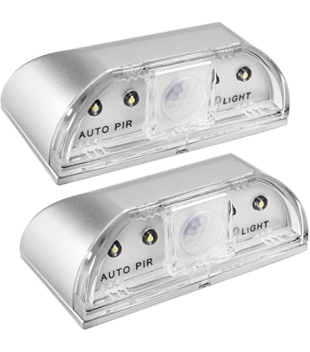 CHICIRIS Infrarot-Bewegungsensor Lampe – Batteriebetriebenes Nachtlicht Mit 360° Drehung