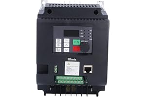 SXHLSELLER Convertitore inverter di frequenza, inverter monofase da 220 V a trifase 380 V 5,5 kW multi velocità regolabile per pompe dell'acqua, macchine tessili