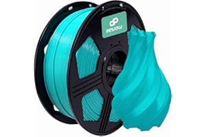 Pinuotu 3D Printer Filament, PLA Filament 1.75mm 1KG (2.2 lbs) Spool, Dimensional Accuracy +/- 0.03 mm, 100% Europe Raw Material (Cyan)…