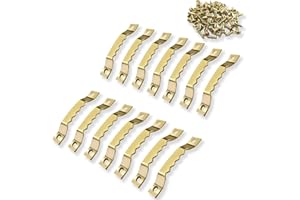 CZ Store Haczyki do Zdjęć - Opakowanie 100 - ✮DOŻYWOTNIA GWARANCJA ✮ - Wieszak do Umieszczenia Zdjęcia na Ścianę z Wkrętami - Idealny aby Powiesić na Ścianie Zdjęcie, Zegar, Obrazy oraz Ozdoby