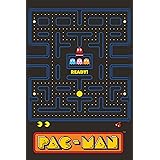 Pac Man Coperta in pile per letto | Pacman Maze Design | Coperta super morbida | perfetta per qualsiasi camera da letto, 100 