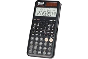 OSALO Scientific Calculator 240 Functions 2-line Display with Slide-on Cover for Secondary School Students (OS 82MS 2nd Edition)