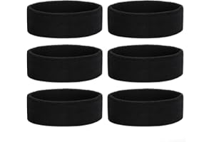 ONUPGO Schweißband Stirnband Männer & Frauen - 3 STÜCKE / 6 STÜCKE / 12 STÜCKE Sport Stirnbänder Feuchtigkeitstransport Athletisch Baumwollfrottee Schweißband Schweißabsorbierendes Stirnband