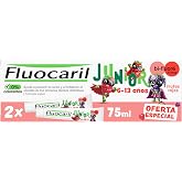 Signal Duplo Fluocaril Junior Gel Pasta Dent&iacute;frica, Frutos Rojos