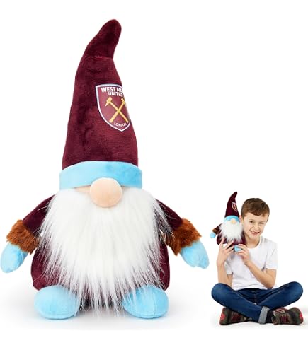 Gnomo Da Giardino West Ham United FC | Licenza Ufficiale | 21cm | Resina Resistente - Foto 1