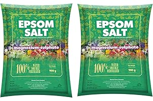 DIVINE TREE Epsom Salt Magnesium Sulfate for Speed Up Plant Growth Vegetables and Plants Nutrient, 1.8 Kg